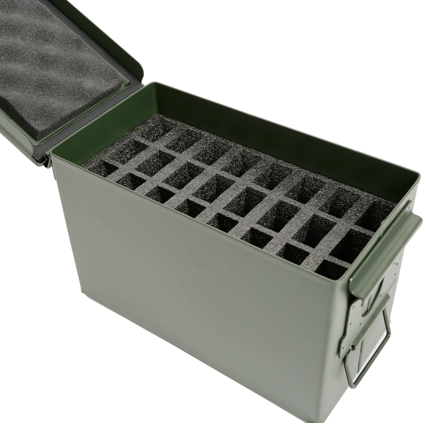 .50 Cal Ammo Can 24 Pistol Magazine Holder Foam - Insert for Steel 50 Caliber Ammunition Box (M2A1) - Replaces Gun Clip Pouch