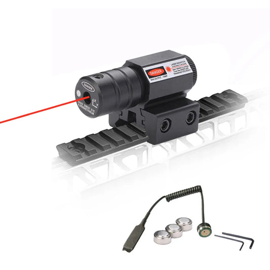 Rifle Red Dot Laser Scope 11mm20mm Powerful Mini Airsoft Mipicatinny Mount Kit For Gun Rifle Pistol Shooting Hunting Accessories