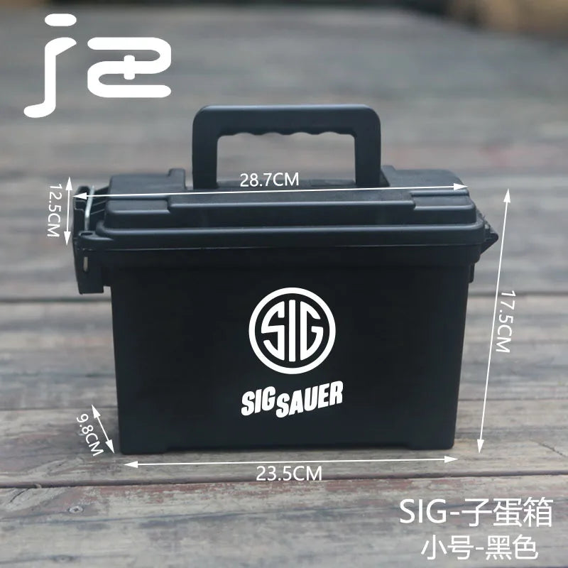 Tactical Waterproof Tool Case Plastic Lightweight High Strength Military Storage Ammo Box Impact Resistant Suitcase with Sponge